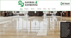 Desktop Screenshot of gambiniegamberini.com